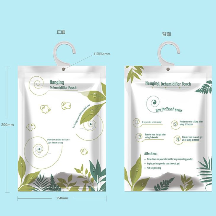 Hængende fugtabsorberende taske Brug af tøj